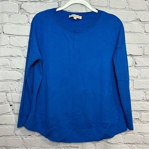 Loft Bright Blue Knit Sweater